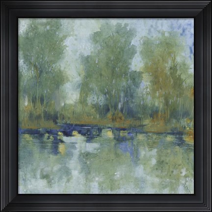 Framed Pond Reflection II Print
