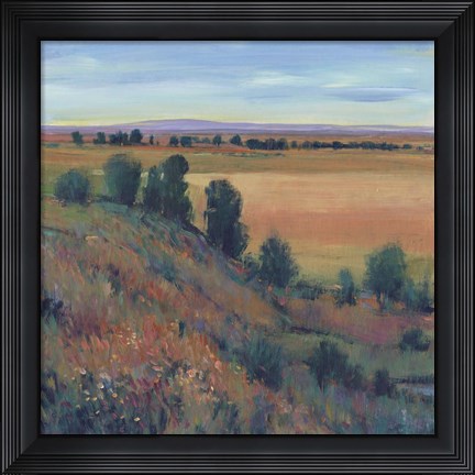 Framed Hilltop View I Print