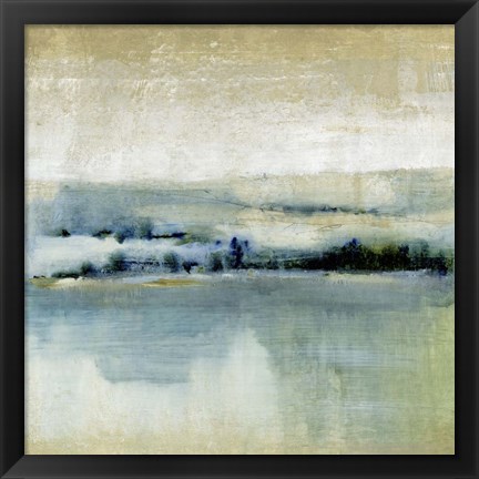 Framed Distant Shoreline I Print