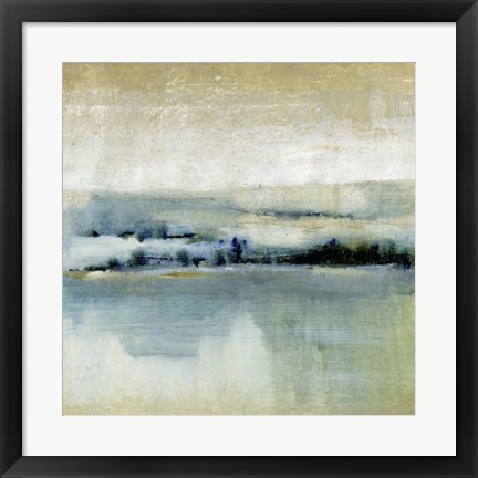 Framed Distant Shoreline I Print