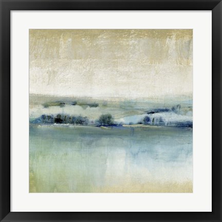 Framed Distant Shoreline II Print