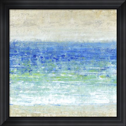 Framed Ocean Impressions I Print