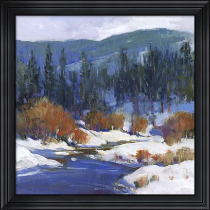 Framed Mountain Creek I Print