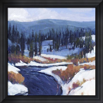 Framed Mountain Creek II Print
