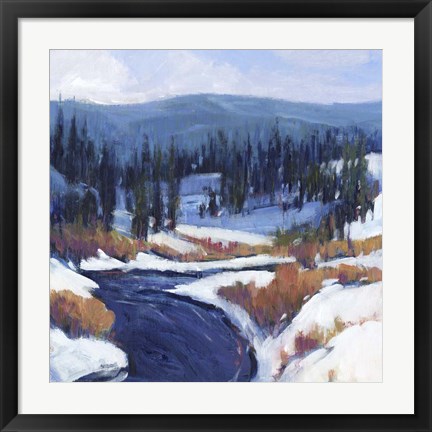 Framed Mountain Creek II Print