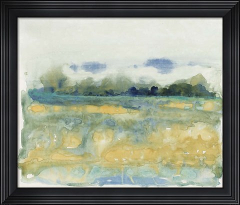 Framed Flowing Landscape I Print