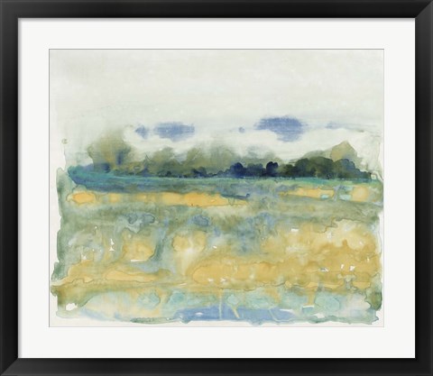 Framed Flowing Landscape I Print
