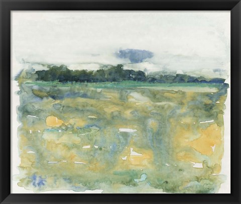 Framed Flowing Landscape II Print