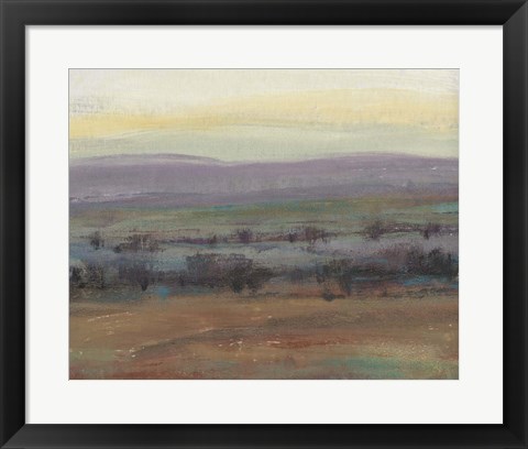 Framed Fast Fading Light I Print