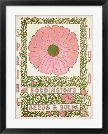 Framed Antique Seed Packets XV Print