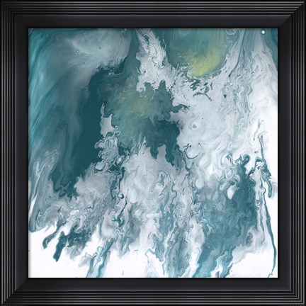 Framed Bermuda Wave I Print
