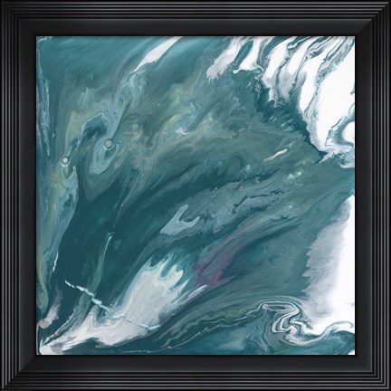 Framed Bermuda Wave II Print