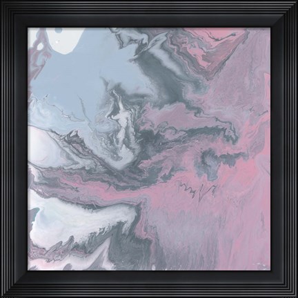 Framed Frosty Pastels I Print
