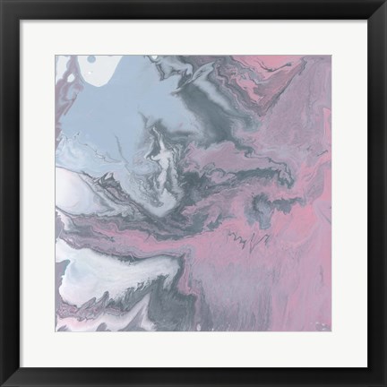 Framed Frosty Pastels I Print