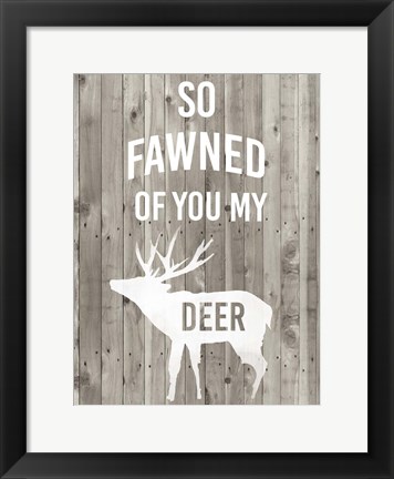 Framed Lodge Pun I Print