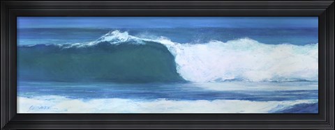 Framed Blue Barrel Print