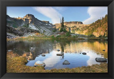 Framed Heather Meadows in Autumn Print