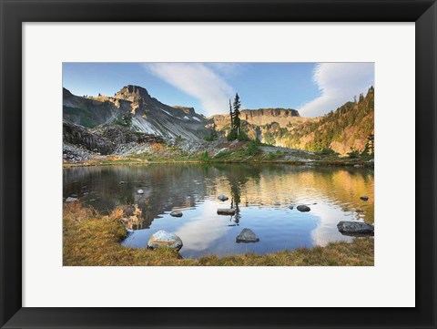 Framed Heather Meadows in Autumn Print