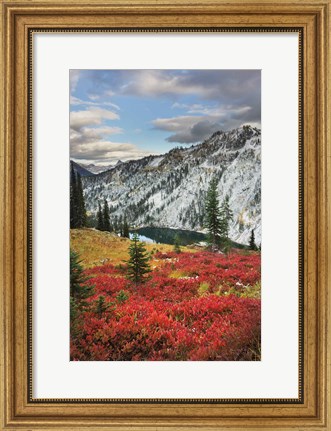 Framed Lake Ann North Cascades Print