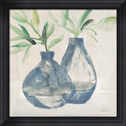 Framed Pretty Jars Warm Print