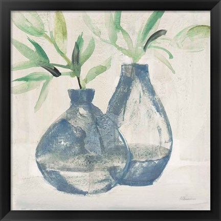 Framed Pretty Jars Warm Print