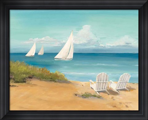 Framed Setting Sail Light Crop Print
