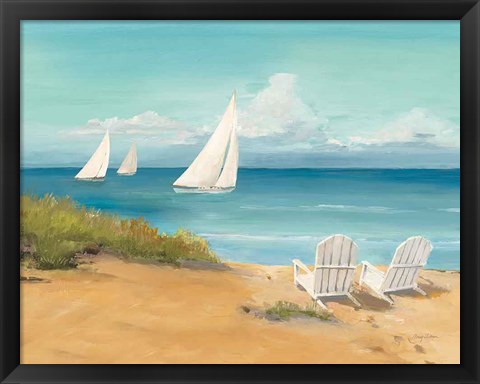 Framed Setting Sail Light Crop Print