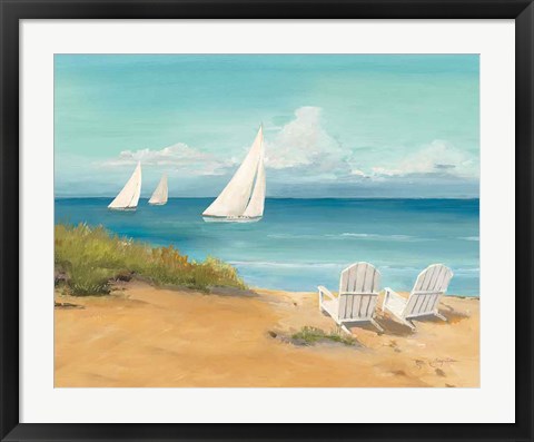 Framed Setting Sail Light Crop Print