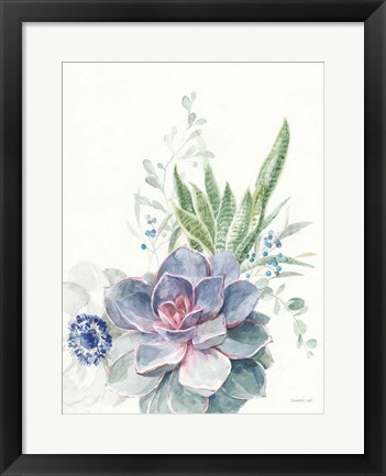 Framed Desert Bouquet II Print