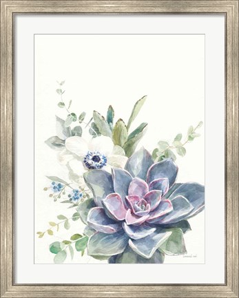 Framed Desert Bouquet I Print