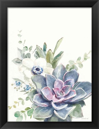 Framed Desert Bouquet I Print