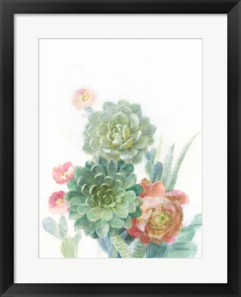 Framed Pastel Desert I Print