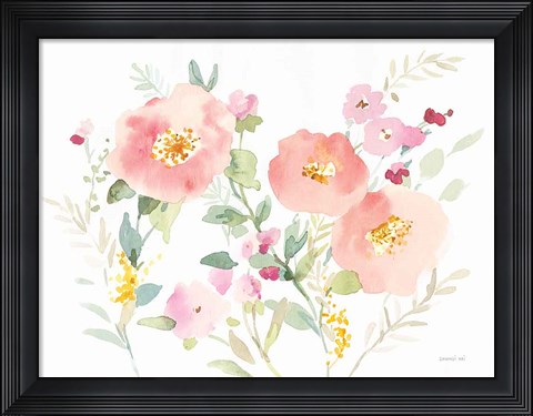 Framed Watercolor Jewels I Print