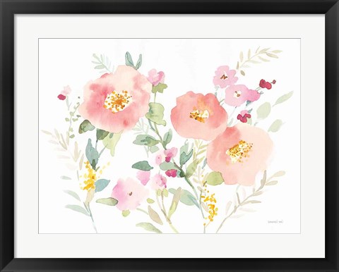 Framed Watercolor Jewels I Print