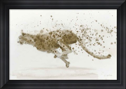 Framed Cheetah II Crop Print