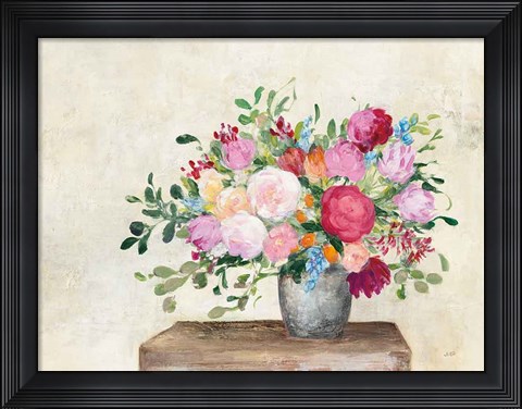 Framed Farmhouse Bouquet Print