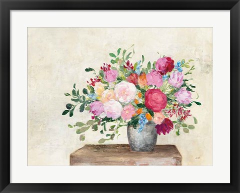 Framed Farmhouse Bouquet Print