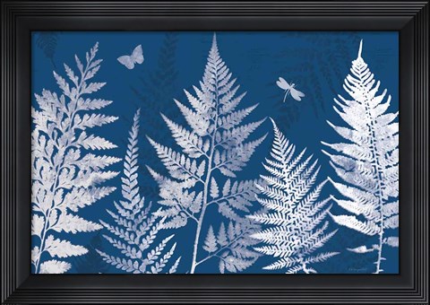 Framed True Blue I Print