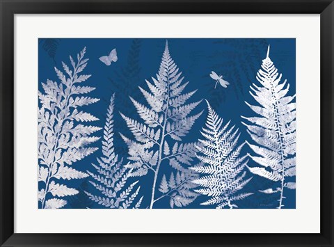 Framed True Blue I Print