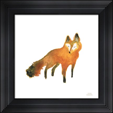 Framed Woodland Whimsy Fox Print