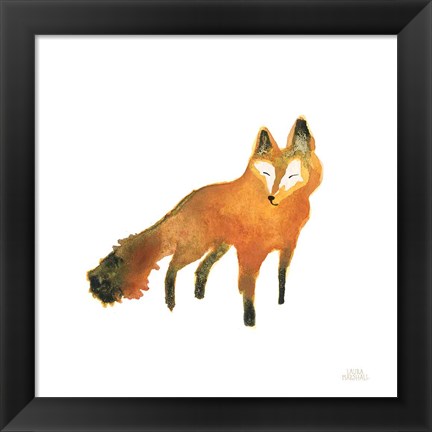 Framed Woodland Whimsy Fox Print