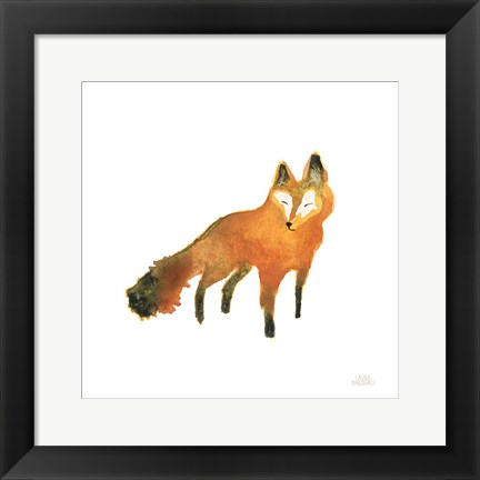 Framed Woodland Whimsy Fox Print