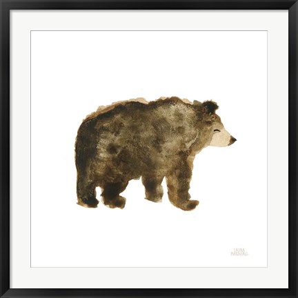Framed Woodland Whimsy Bear Print