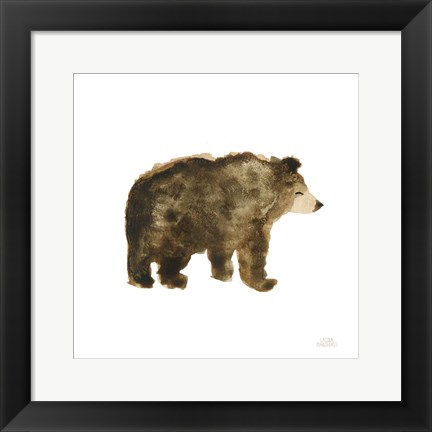 Framed Woodland Whimsy Bear Print