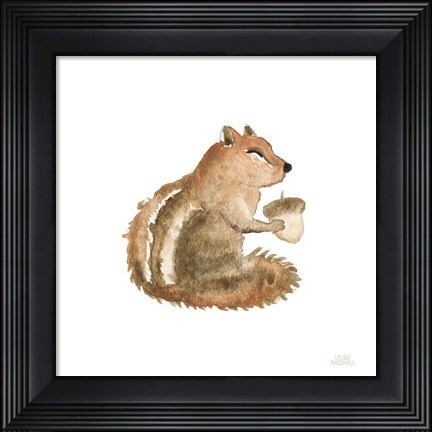 Framed Woodland Whimsy Squirrel Print