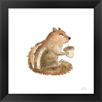 Framed Woodland Whimsy Squirrel Print