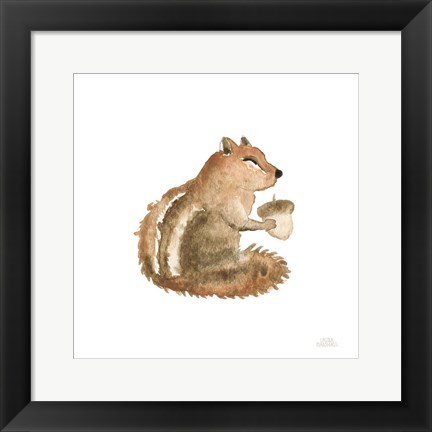 Framed Woodland Whimsy Squirrel Print