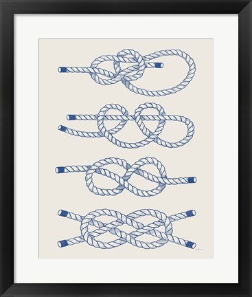 Framed Vintage Sailing Knots XIV Print