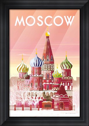 Framed Moscow Print