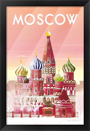 Framed Moscow Print